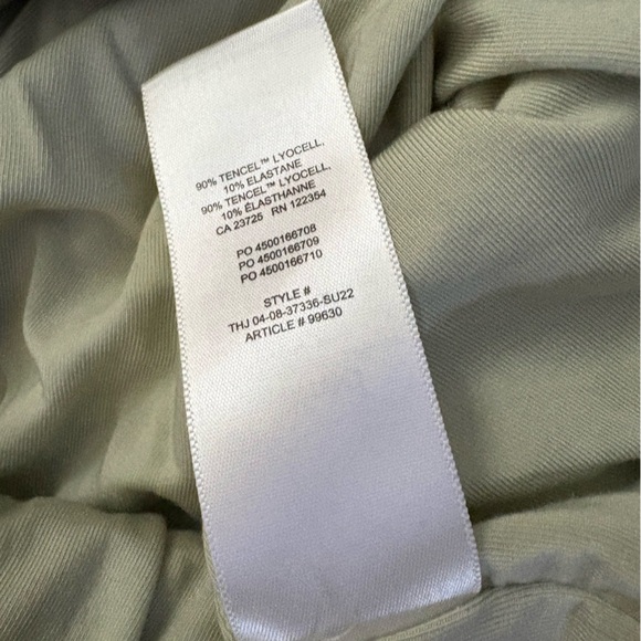 Wilfred Lydia Pastel Sage Green Ruched Mini Dress - Picture 6 of 6